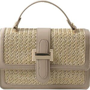 Chic Straw Crossbody Bag for Women - Elegant Lightweight Handbag for Summer 2025